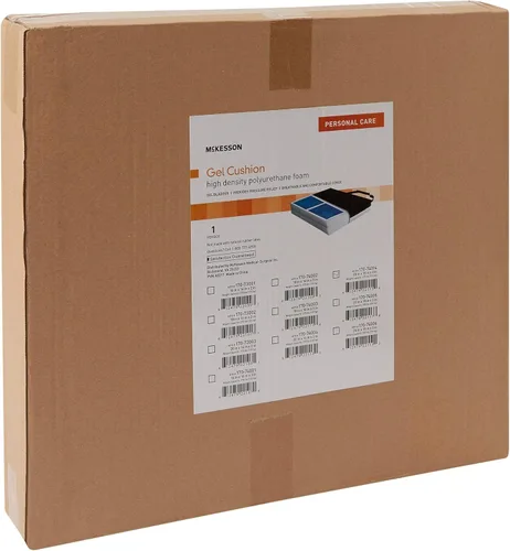 Vista 11 de McKesson Cojín de asiento de espuma/gel 16 "Wx16" Dx3 "H para sillas de ruedas 170-74001