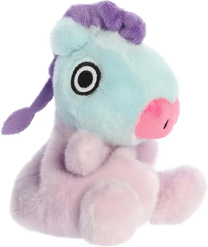 Aurora Lovable BT21 Palm Pals MANG - Animal de peluche, diversión coleccionable, adorable belleza, azul, 5 pulgadas