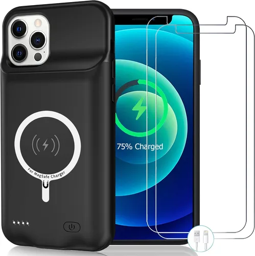 Vista 16 de Funda de batería para iPhone 8/7/6S/6/SE 2020/SE 3, 10000mAh Funda protectora de carga portátil recargable compatible con iPhone 8/7/6S/6/SE 2020/SE