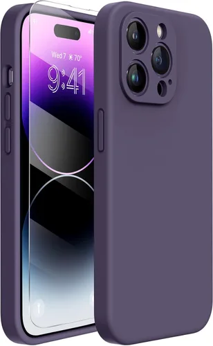 Vista 234 de Miracase Funda ultradelgada diseñada para iPhone SE 2022 (3ª generación)/iPhone SE 2020 (2ª generación)/iPhone 7/iPhone 8 con protector de pantalla
