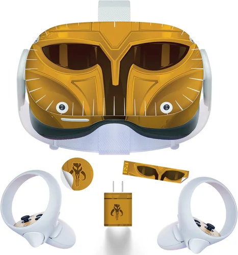 Oculus Quest 2 Armour Maker The Way - Adhesivo adhesivo para Oculus Quest 2 - Adhesivos de piel de envoltura completa, calcomanía protectora