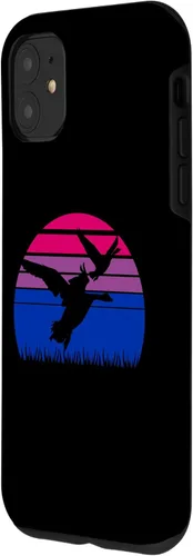 Vista 11 de iPhone 14 Pro Max Subtle Bisexual Goose Bird LGBT Gay Pride Funny Bi Flag Case