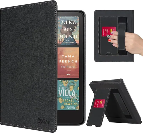 Vista 324 de CoBak Funda inteligente para Kindle Paperwhite de 6.8" de 11ª generación 2021 con función de encendido automático, ligera, delgada, de piel **Salvia