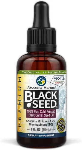 Vista 11 de Amazing Herbs cápsulas blandas Black Seed prensadas en frío, 90 cápsulas, DPS 12004, 4, 1, 1