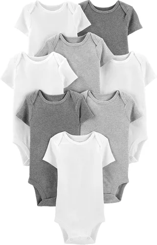Simple Joys by Carter's Body unisex de manga corta para bebés, multipacks