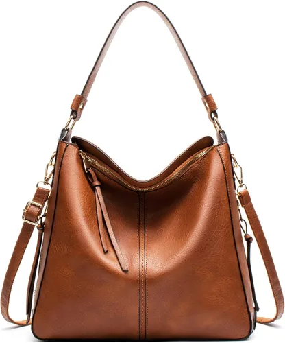 Vista 2 de Merlybell Bolso Hobo para mujer, bolso bandolera grande para mujer