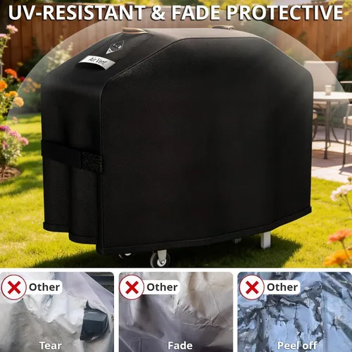 Vista 5 de Cubierta de parrilla para Blackstone de 28 pulgadas con capucha 5483 [2026 mejorada 800D resistente] Cubierta de parrilla plana impermeable