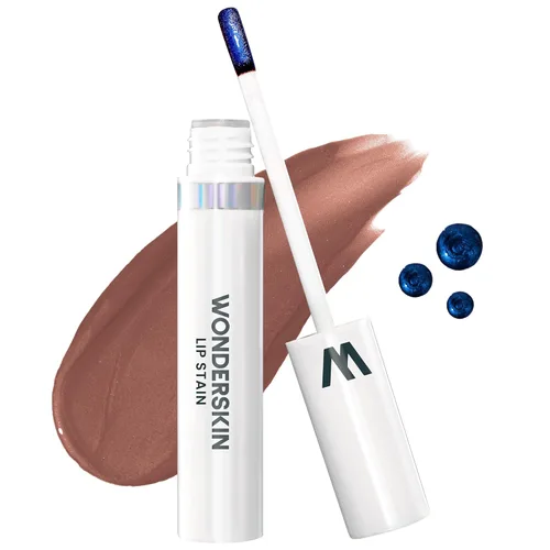 Vista 35 de Wonderskin Wonder Blading Mancha de Labios Todo el Día Mascarilla Despegable y Kit Revelador - Tinte de Labios Nude Duradero e Impermeable, Kit