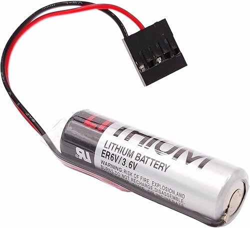 ER6V 3.6V ER6VC3N - Batería de repuesto con conector JAE de 5 pines para robot Yaskawa Motoman, compatible con ER6V 479348-1
