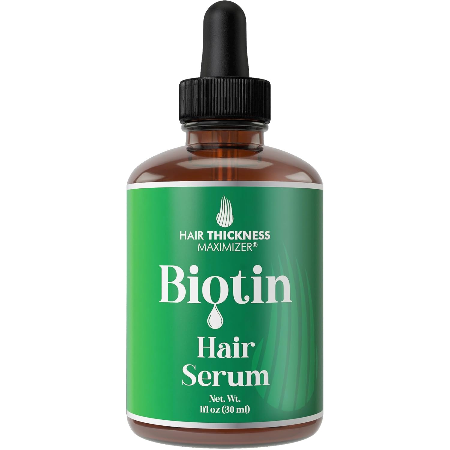 14. Aceite de biotina para el crecimiento del cabello. Fortalece e hidrata el adelgazamiento, el cabello seco para un cuero cabelludo de aspecto más
