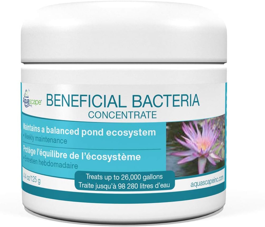12. Aquascape - Bacterias secas y beneficiosas para las características del estanque y del agua., Blanco