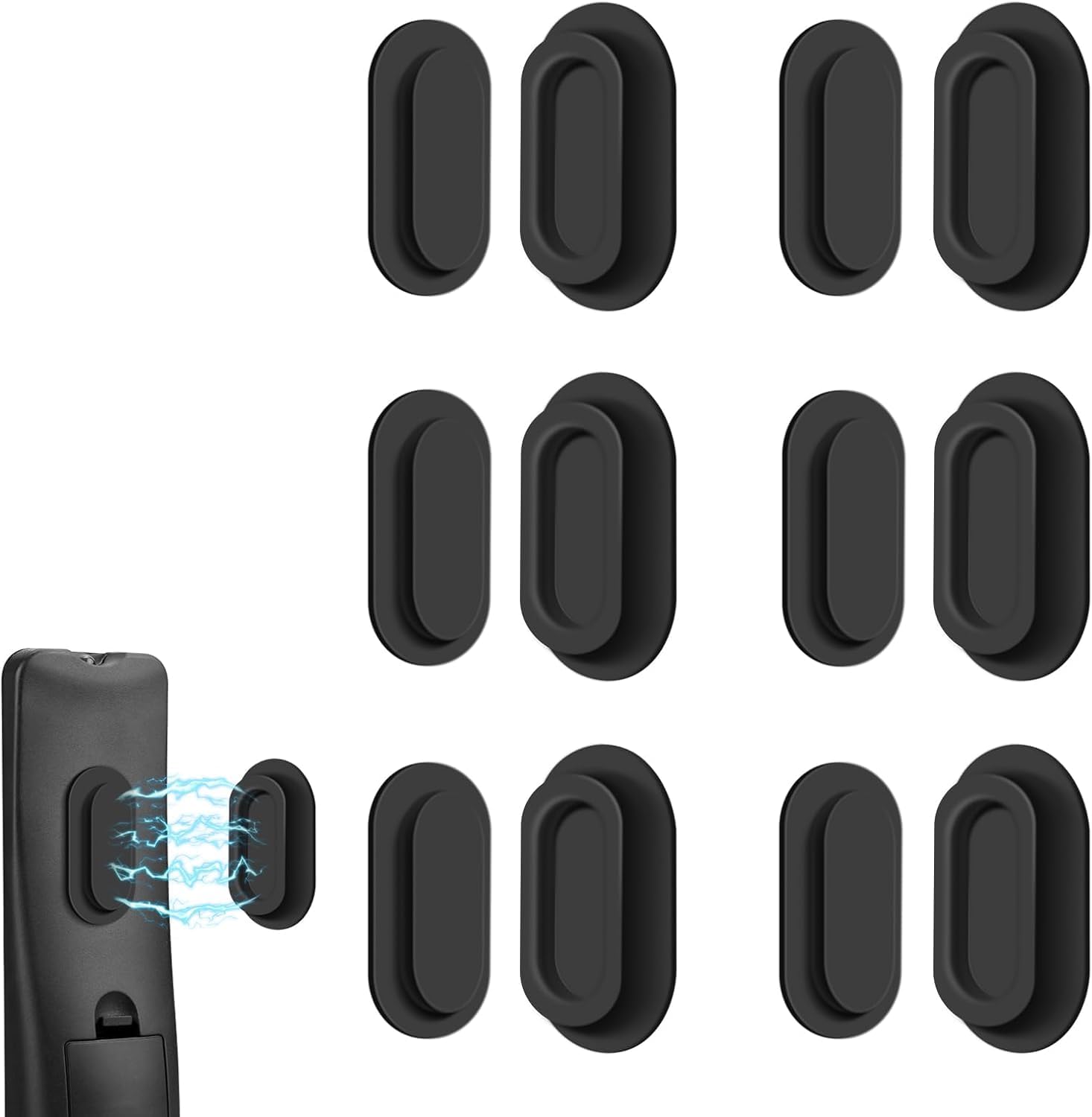 Paquete de 6 soportes magnéticos para control remoto – Soporte de pared magnético de silicona mejorado para TV, ventilador y aire acondicionado, producto más comprado en Heredia