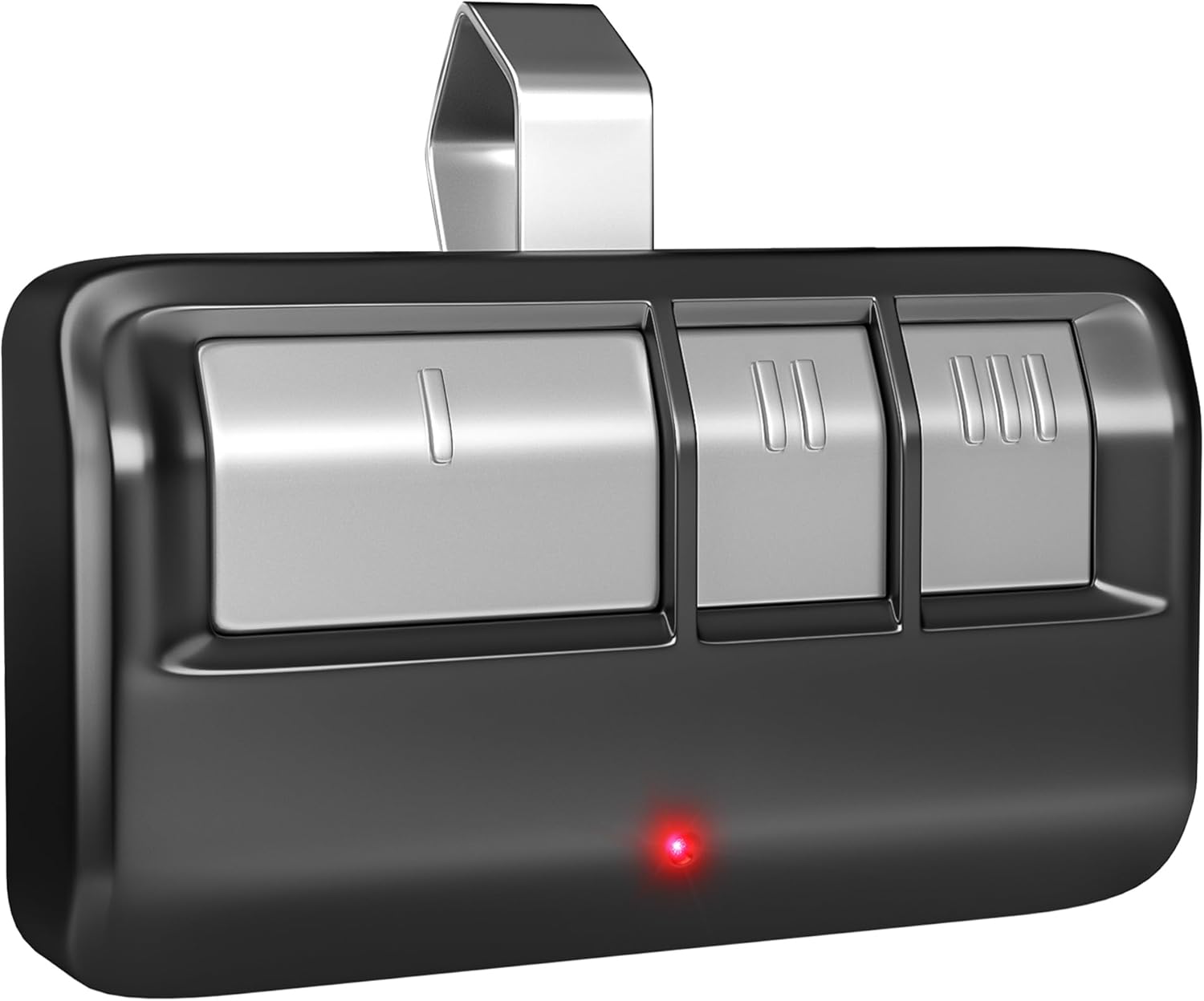 16. Control remoto universal para puerta de garaje para LiftMaster/Chamberlain/Craftsman, control remoto de puerta de garaje de repuesto con clip de