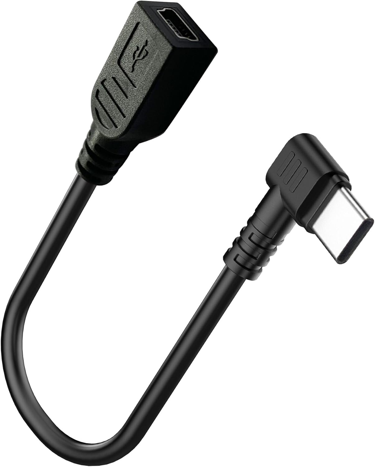 Cable mini USB hembra a tipo C macho, USB-C macho a mini U SB hembra adaptador convertidor para mini Dash Cam Hardwire Kit y más dispositivos Mini