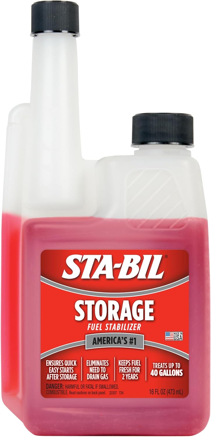 28. STA-BIL PK Estabilizador de combustible, Rojo 16 fl oz