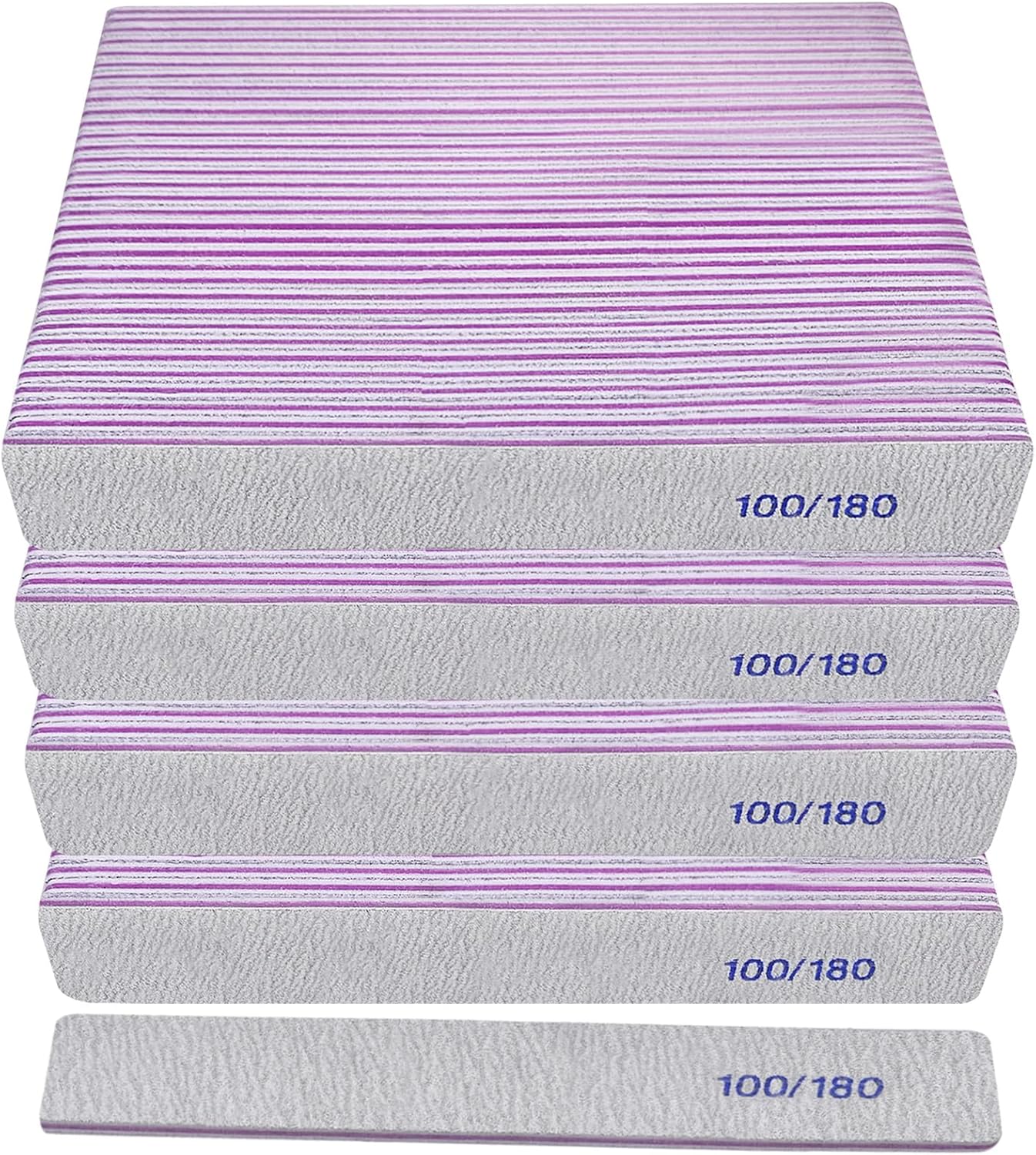 Limas de uñas (paquete de 24), limas de grano 100/180 para uñas naturales y acrílicas, limas de doble cara para uñas acrílicas profesionales, lima, producto más comprado en Alajuela