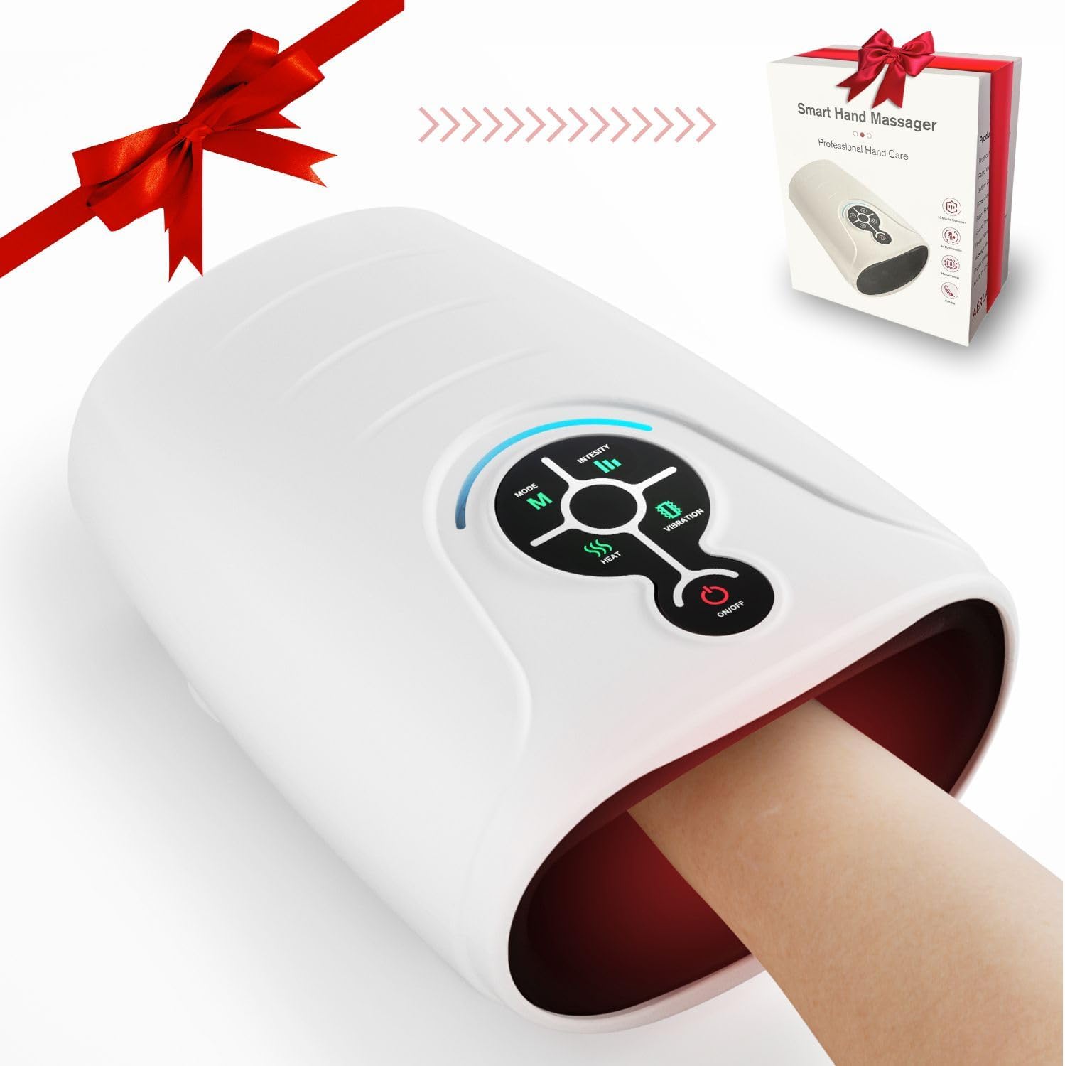 3. AERLANG Masajeador de Manos, Máquina de Masaje de Manos con Calor y Compresión, Regalos de Cumpleaños para Mujeres, Regalos para Esposo, Masajeador