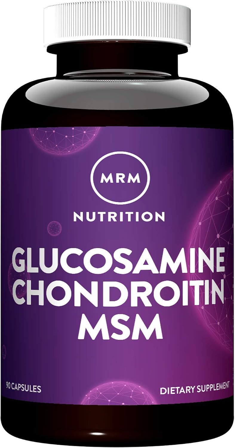 MRM - Glucosamina Condroitina MSM 90 Cápsulas Joint Support Supplement with Glucosamine Sulfate, Chondroitin Sulfate & MSM for Cartilage &