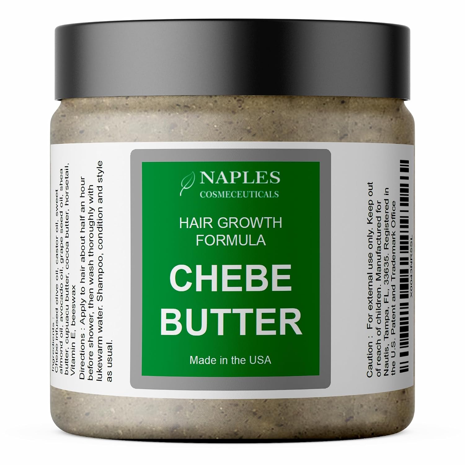 Chebe - Mantequilla para el cabello con polvo Chebe acondicionador para el crecimiento del cabello, suero natural, fortalecimiento para todo tipo de