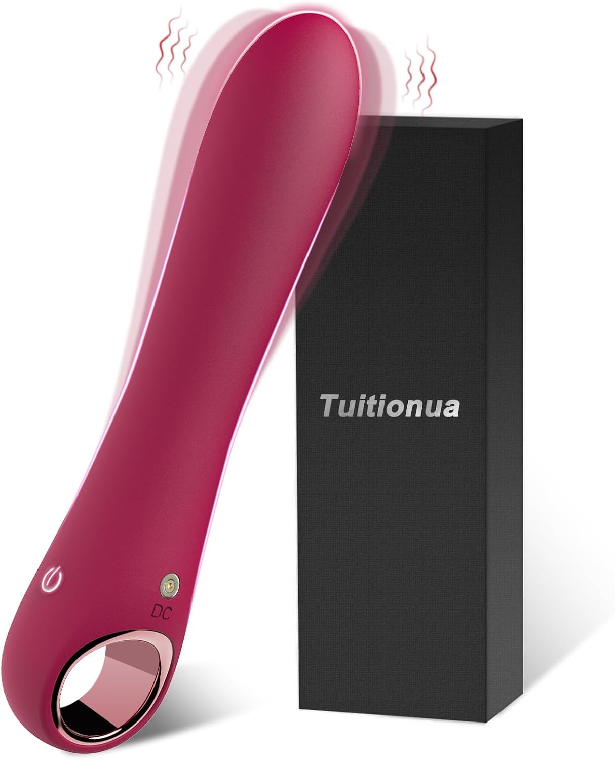 1. Sex Toys - Consolador vibrador de punto G - Tuitionua - Juguetes de silicona ultrasuave para adultos con 10 modos de vibración, vibradores juguete