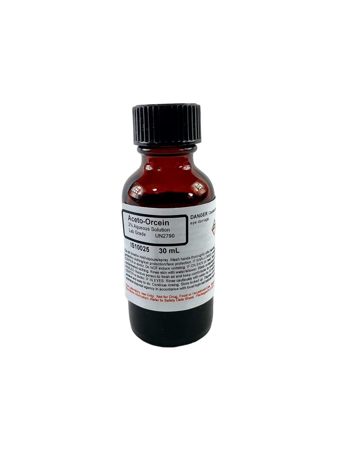 Aceto-Orcein Biostain Solución al 2%, 1.0 fl oz, grado de laboratorio, fijador de manchas cromosómicas, The Curated Chemical Collection by