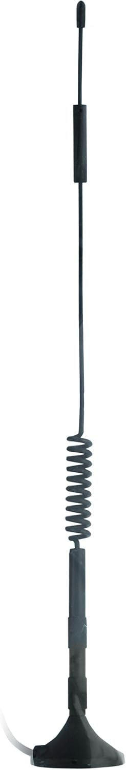 Wilson Electronics 311125 Antena de montaje magnético de doble banda 800/1900 MHz Omni Direccional con cable RG174 de 12.5 pies y conector macho SMA