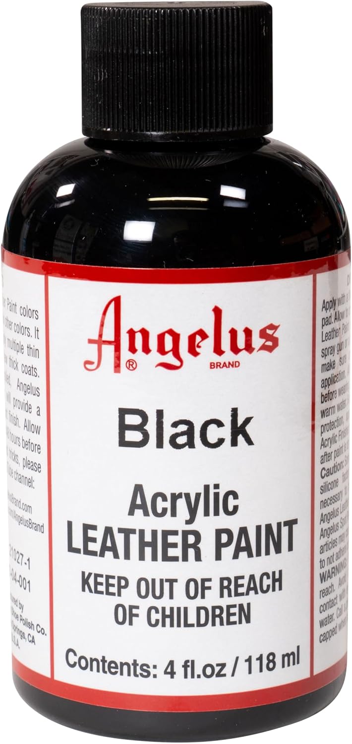 Angelus Pintura acrílica para cuero, 1 onza líquida (paquete de 1), color rojo otoño