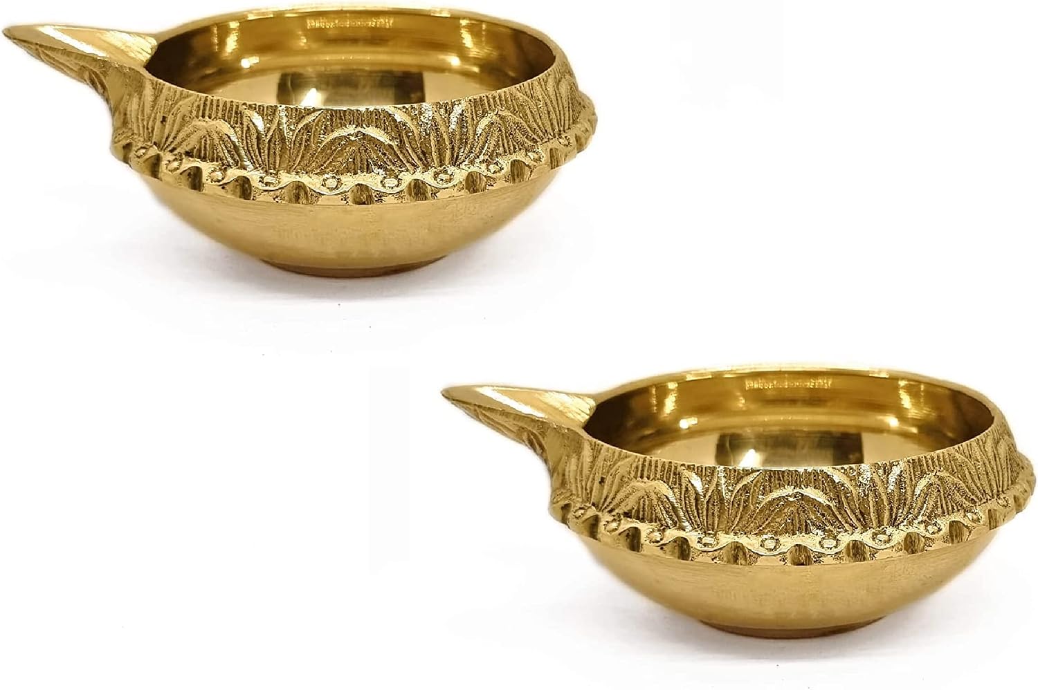 KUBER Diya Diwali Puja Diya Lámpara india de aceite de Pooja Diámetro de 2.5 pulgadas, decoración/Diwali Navidad, artículos de regalo
