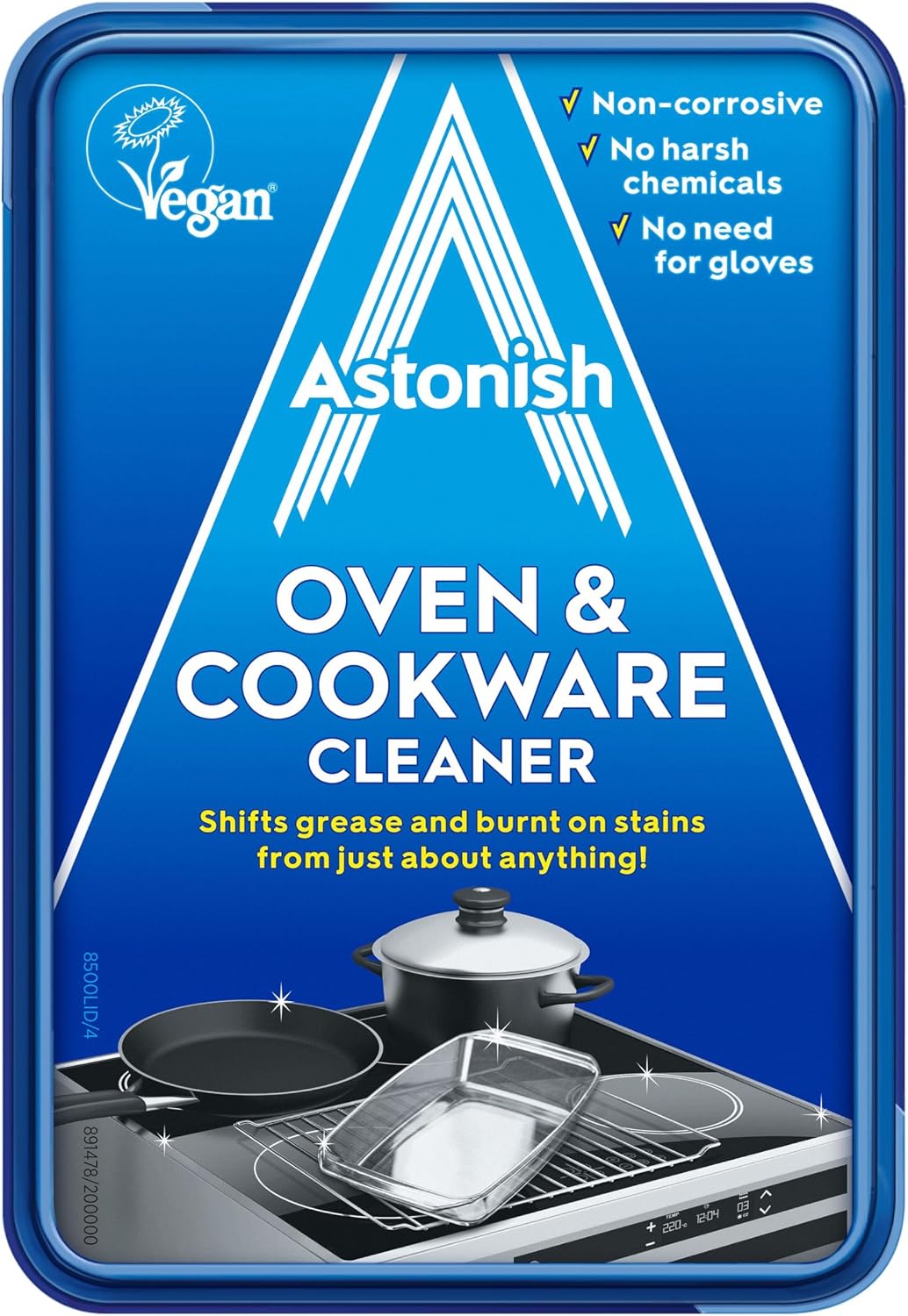 Astonish Pasta de Limpieza para Horno y Utensilios de Cocina para Vidrio, Electrodomésticos, Cerámica, Pírex y Superficies de Acero Inoxidable