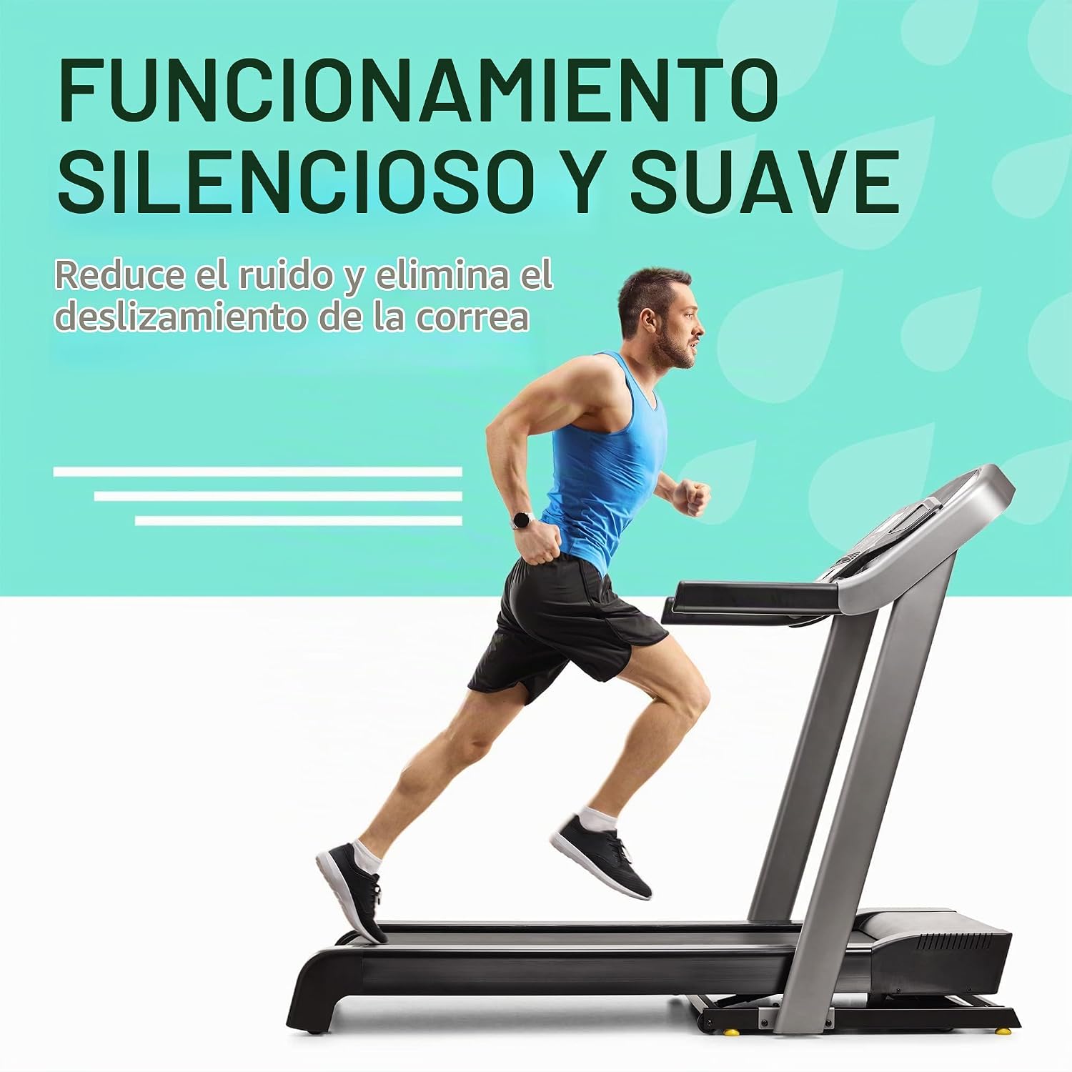 Lubricante de cinta caminadora 100 % de silicona/lubricante de cinta caminadora - Lubricante de cinta caminadora de fácil aplicación, fabricado